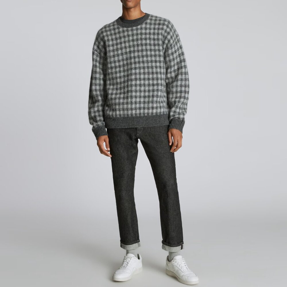 NWOT Everlane Slim-Fit Selvedge Jeans in Black Rinse 31x32